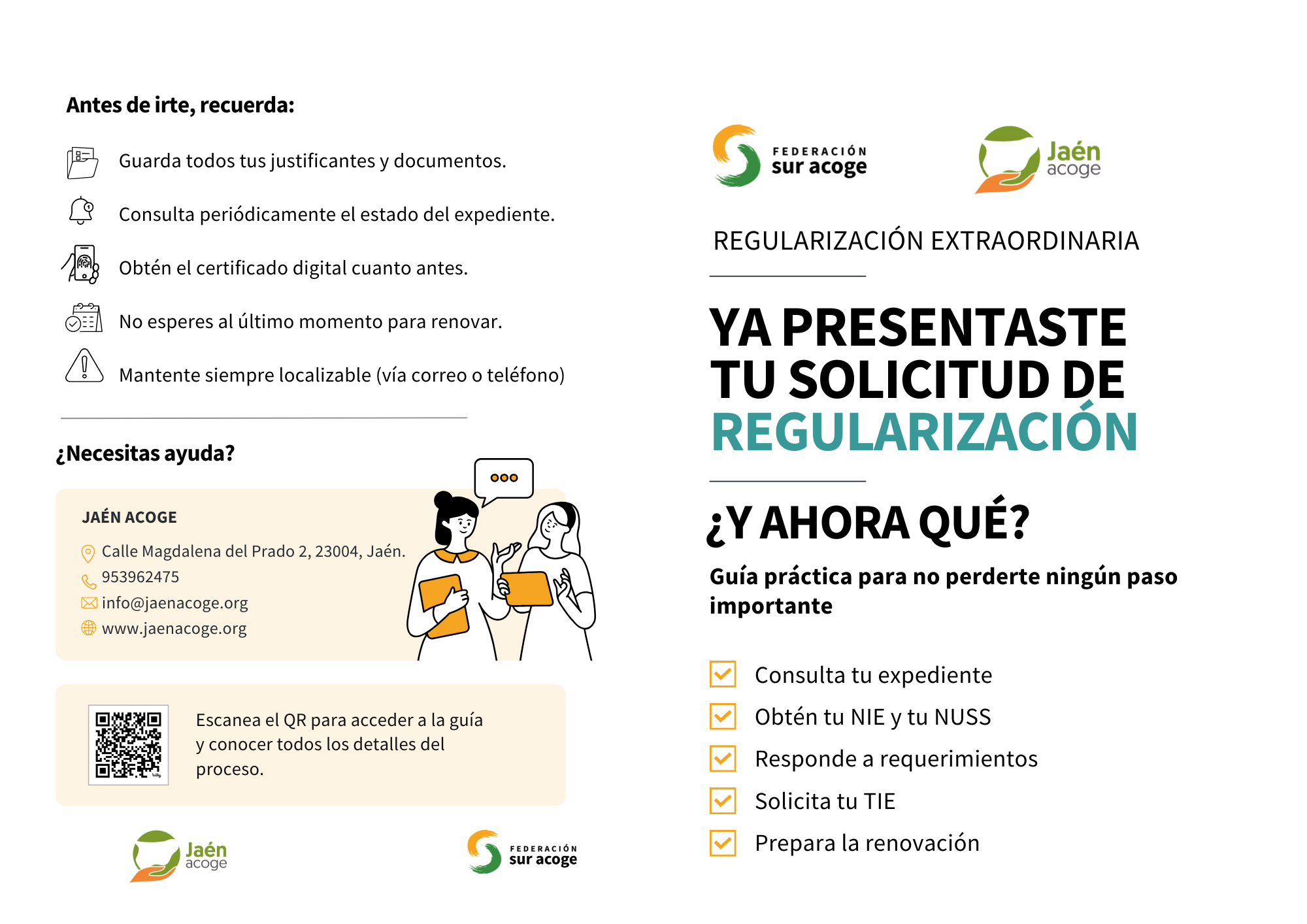 YA PRESENTASTE TU SOLICITUD DE REGULARIZACION Y AHORA QUE